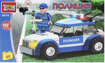 Конструктор Город мастеров Полицейская машина / 30019-KK - фото