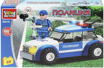 Конструктор Город мастеров Полицейская машина / 30019-KK