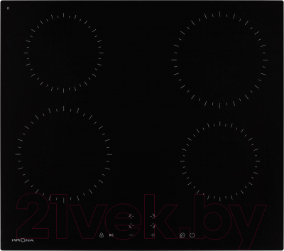 Электрическая варочная панель Krona Zauber 60 BL TK / КА-00005756 - фото
