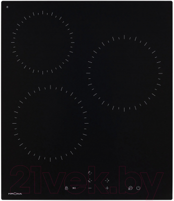 Электрическая варочная панель Krona Zauber 45 BL TK / КА-00005754 - фото