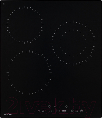 Электрическая варочная панель Krona Zauber 45 BL 1DZTS / КА-00005755 - фото