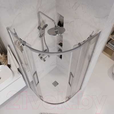 Душевой уголок Grossman Cosmo 100x100x195 / 301.K33.02.1010.10.00 (хром/прозрачное стекло)