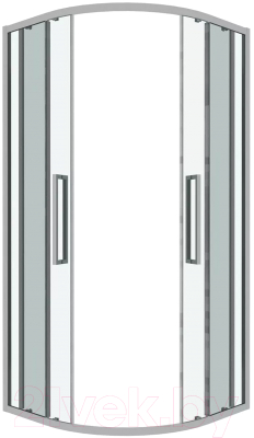 Душевой уголок Grossman Cosmo 100x100x195 / 301.K33.02.1010.10.00 (хром/прозрачное стекло)