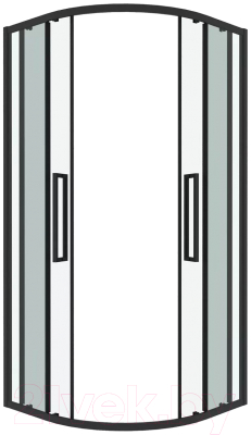 Душевой уголок Grossman Cosmo 80x80x195 / 301.K33.02.8080.21.00