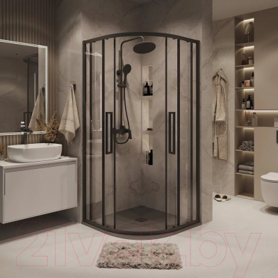 Душевой уголок Grossman Cosmo 80x80x195 / 301.K33.02.8080.21.00