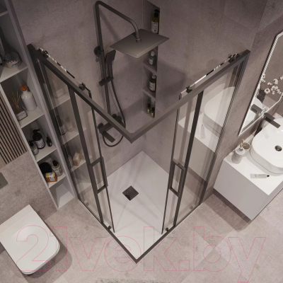 Душевой уголок Grossman Cosmo 80x80x195 / 300.K33.02.8080.21.00