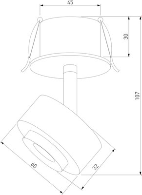 Точечный светильник Elektrostandard 25089/LED 6W 4000K