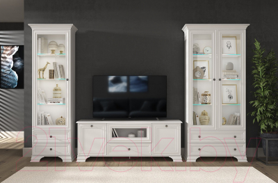 Шкаф с витриной Anrex Tiffany 2V2S