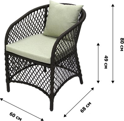 Кресло садовое Garden Story Сакраменто / СА0025