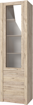 Шкаф-пенал с витриной MySTAR Вирджиния 100.1779 - фото