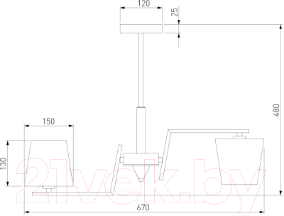 Люстра Евросвет 60149/6 