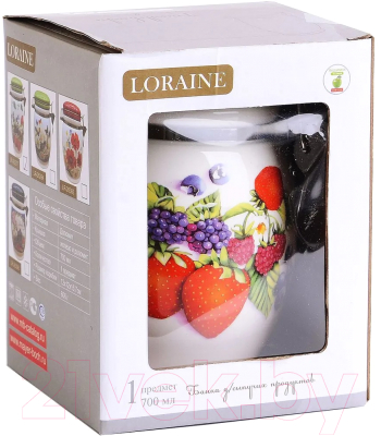 Емкость для хранения Loraine Ягоды 26277