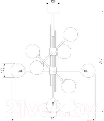 Люстра Евросвет 50383 