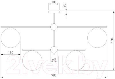 Люстра Евросвет 60147/6 