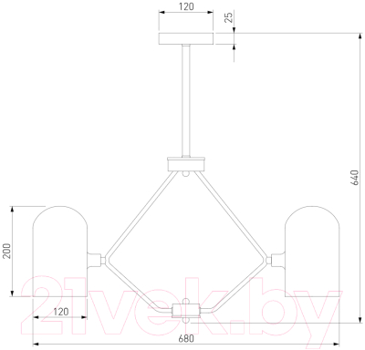 Люстра Евросвет 60157/5 