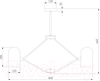 Люстра Евросвет 60157/8 