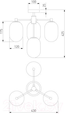 Люстра Евросвет 60161/4 