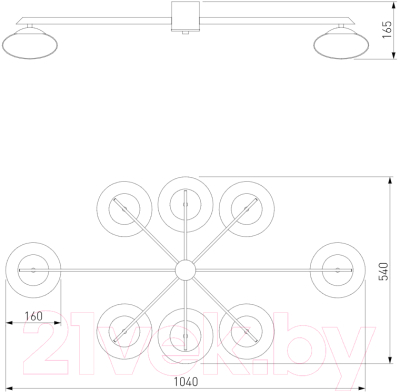 Люстра Евросвет 70220/8 