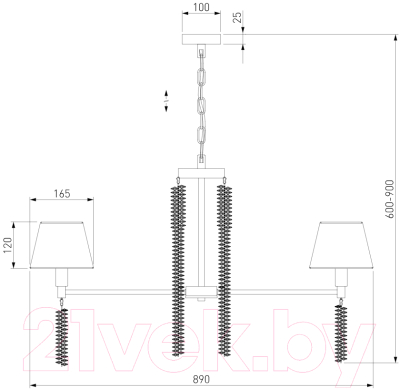 Люстра Евросвет 60148/7 