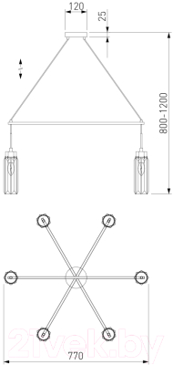 Люстра Евросвет 60163/6 