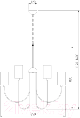 Люстра Евросвет 60164/10 