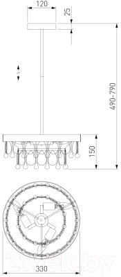 Люстра Евросвет 60165/3 