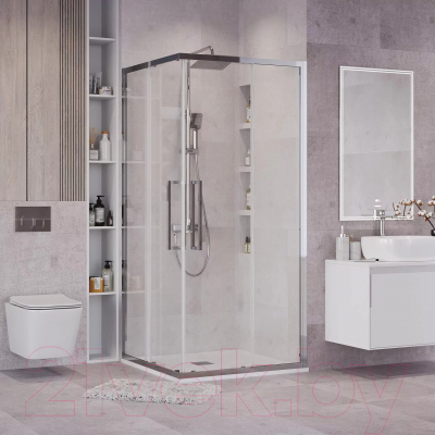 Душевой уголок Grossman Cosmo 100x100x195 / 300.K33.02.1010.10.00