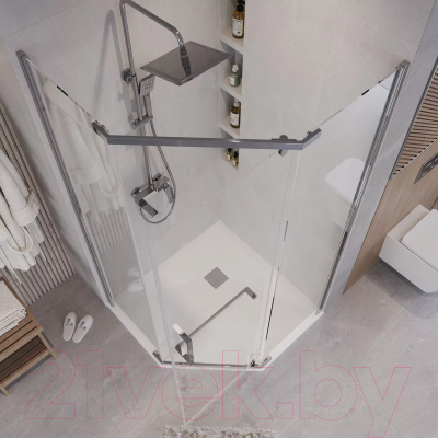 Душевой уголок Grossman Pragma 100x100x195 / 302.K33.03.1010.10.00