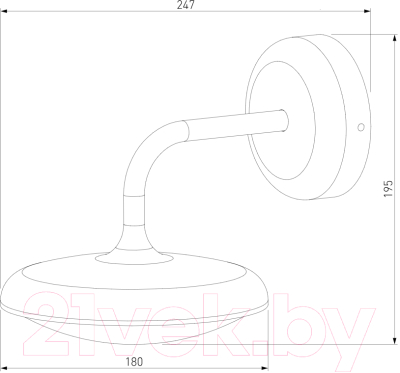 Бра уличное Elektrostandard Portal 35162/D 