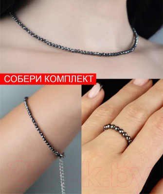 Кольцо Wolves Гематит 5211