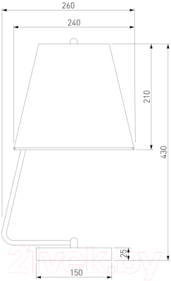 Прикроватная лампа Евросвет 01165/1