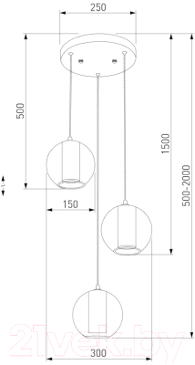 Люстра Евросвет 50258/3 LED 