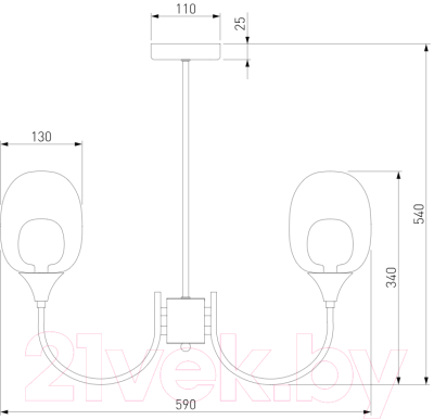 Люстра Евросвет 70217/6 