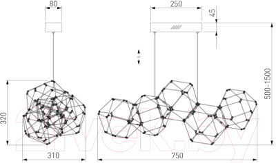 Люстра Евросвет 90368/5 