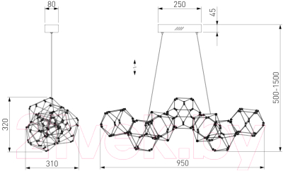 Люстра Евросвет 90368/7 