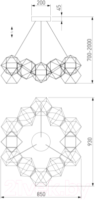 Люстра Евросвет 90369/12 