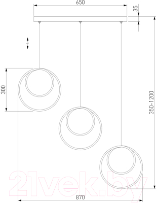 Люстра Евросвет 90308/3 