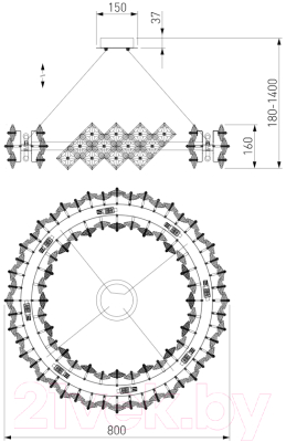 Люстра Bogate's 371 Strotskis