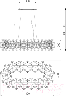 Люстра Bogate's 372/8 Strotskis