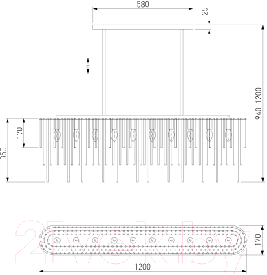 Люстра Bogate's 487/10