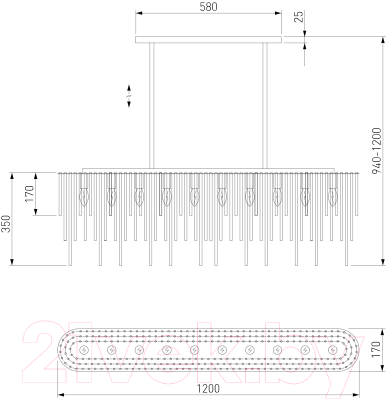 Люстра Bogate's 488/10