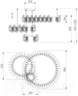 Люстра Bogate's 90374/3