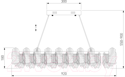 Люстра Bogate's 90376/1