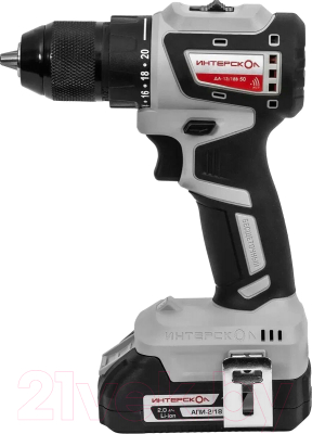 Аккумуляторная дрель-шуруповерт Интерскол ДАУ-13/18В (802.2.2.70)