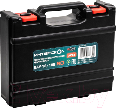 Аккумуляторная дрель-шуруповерт Интерскол ДАУ-13/18В (802.2.2.70)