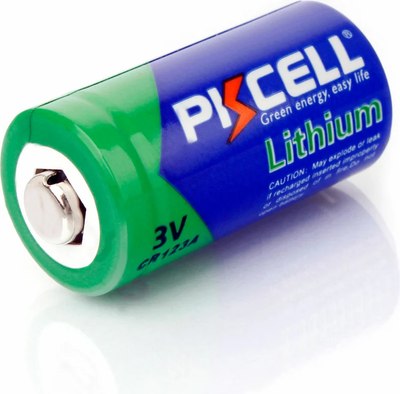 Батарейка Pkcell 3В CR123A / CR123A-1B