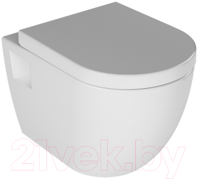 Унитаз подвесной Quarter Bath Deep Old Type 52см 70DE02001 + SCD Slim 30SCD.03.02.03.02.02 - фото