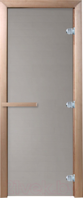 Стеклянная дверь для бани/сауны Doorwood Теплое утро 170х70 / DW02602 - фото