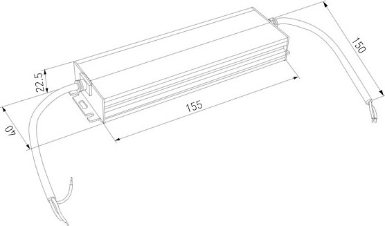 Блок питания для светодиодной ленты Elektrostandard 60W 24V IP67 95052/00
