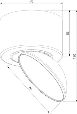 Точечный светильник Elektrostandard Smooth 25053 LED